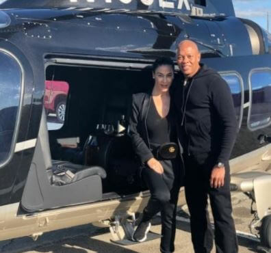 Andre Young Jr. father Dr. Dre with former wife Nicole Young.